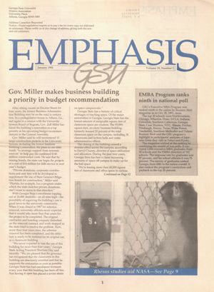 Emphasis GSU, Vol 19, No 2