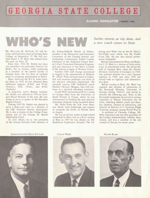 Georgia State College Alumni Newsletter, Vol 3, No 4