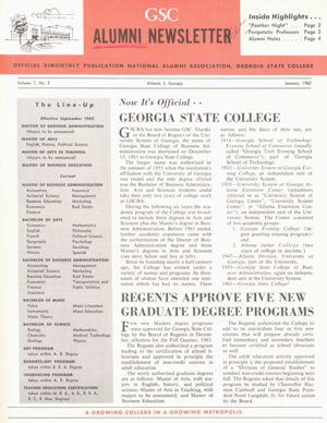 GSC Alumni Newsletter, Vol 1, No 2