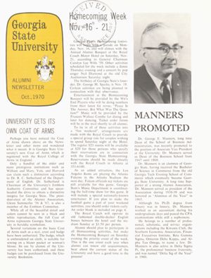Georgia State University Alumni Newsletter, Vol 10, No 1