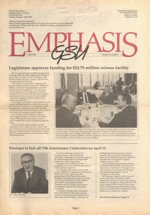 Emphasis GSU, Vol 15, No 3