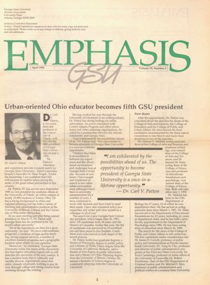 Emphasis GSU, Vol 19, No 3