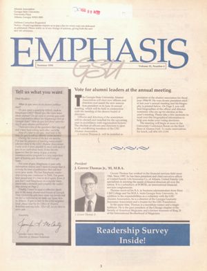 Emphasis GSU, Vol 21, No 4
