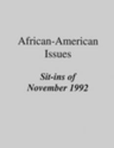 African-American Issues: Sit-ins of November 1992