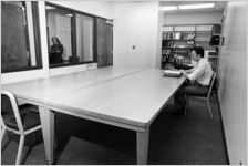 Reading room, Special Collections Department, Georgia State University Library, 1983