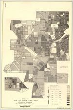 Section B of age of structure map, Atlanta, Georgia