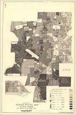Section B of average rental map, Atlanta, Georgia