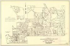 Section A of converted structure map, Atlanta, Georgia