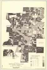 Section B of mortgage status map, Atlanta, Georgia