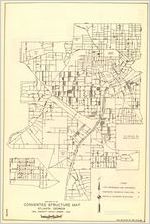 Section B of converted structure map, Atlanta, Georgia