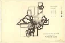Substandard dwelling units by census tracts, Metropolitan Atlanta