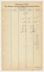 WSB Radio records, "Official log," 1923 [5 of 6]