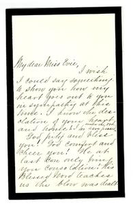 Correspondence, receipts