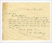 Letter to Rev. Rodgers from J. M. Mathews