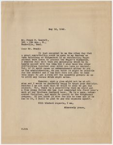 Correspondence