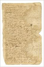 Revolutionary War-Letter to General Howe