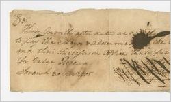 Sheftall, Levi-Military agent papers