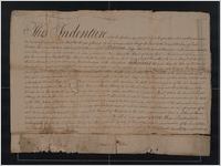 Georgia. Colonial. Indentures. Roger Chew (Alexandria, V. A.) and Joseph Pannill (St. Paul's Parish, G. A.). release in fee. three sheets plus special covenats [poor, brittle, holes, insect damage], 1775