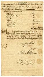 Georgia. Colonial. Estate Papers. John Pettycrew (David Holms, Adm.)