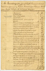 Georgia. Colonial. Estate Papers. Joseph Prunniere