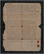 Georgia. Colonial. Indentures. Georgia. Edward Baker & Thomas Morris, 300 acres, Parish of St. Andrew