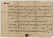 Georgia. Colonial. Indenture. Mary Bowling-Joseph Pruniere [oversize item removed from 11:5]