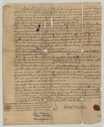 Georgia. Governor. Henry Ellis. Will of Daniel Demetre [oversize]