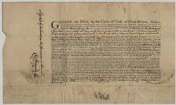 Georgia. Governor. James Wright. Land grant to Thomas Young of the Parish of St. John [oversize item removed from 38a:44]