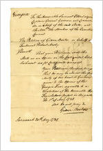 Georgia. Governor Samuel Elbert