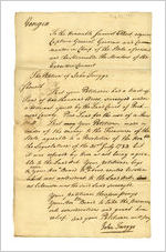 Georgia. Governor Samuel Elbert