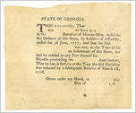 Georgia. Revolutionary. Military. Soldiers' Certificates Hu-J