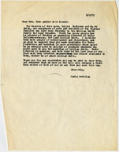 Re. Papers of Lillian Smith - Folder 13, 1973, 1976