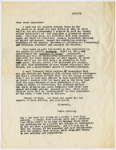 Alexander, Shana - Journalist, 1975