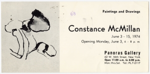 McMillan, Constance - Painter, 1972-1978