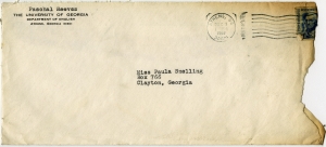 Reeves, Paschal - Associate Professor, Department of English, University of Georgia, 1967-1968