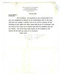 Rental agreement with Dr. Robert Bird Moore, Clarke County (Ga.)