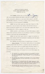 Machinery & equipment appraisal contract. Felts & Assoc., Project No. Ga. R-51