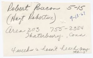 B5 P15 Robert H Bacon, 160 Berry Street