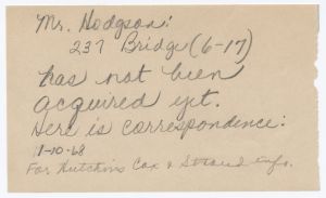 B6 P17 Lillian Davis Lee, Janet Lee (Jennie L Davis), 237 Bridge Street