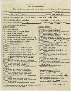 Brown, Curtis G.- Housing code inspection, 149 Oakridge