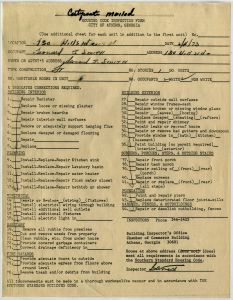 Smith, Leonard James - Housing code inspection, 130 Hillside