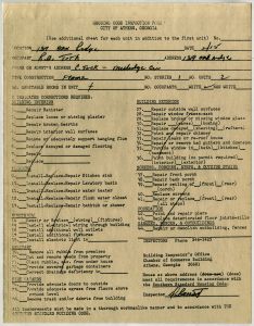 Tuck, C A - Housing code inspection, 139 Oak Ridge, 137 Oak Ridge, 182 1st St.