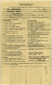 Wood, Edward - Housing code inspection, 104 Moreland