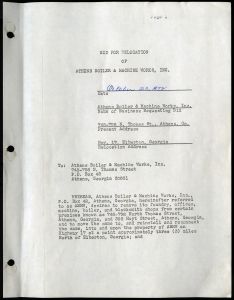 Relocation, Athens Boiler & Machine Works, B1 P19, Relocation bid documents-Southern Machinery Erectors, Inc.