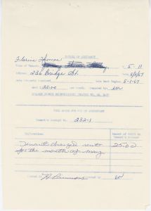 Relocation, B5P11 Florine Thomas, 236 Bridge St