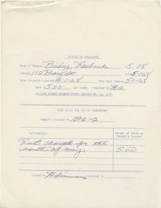 Relocation, B5P18 Bridey Roebuck, 112 Berry St