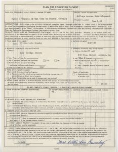 Relocation, B6P15 Willie Lois Brumby, 221 Bridge St