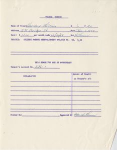 Relocation, B6P20 Harvey Wilson, 271 Bridge St