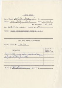 Relocation, B9P6 McLean Trucking Co., 740 College Ave