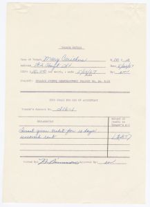 Relocation, B10P2 Mary Carithers, 182 Hoyt St